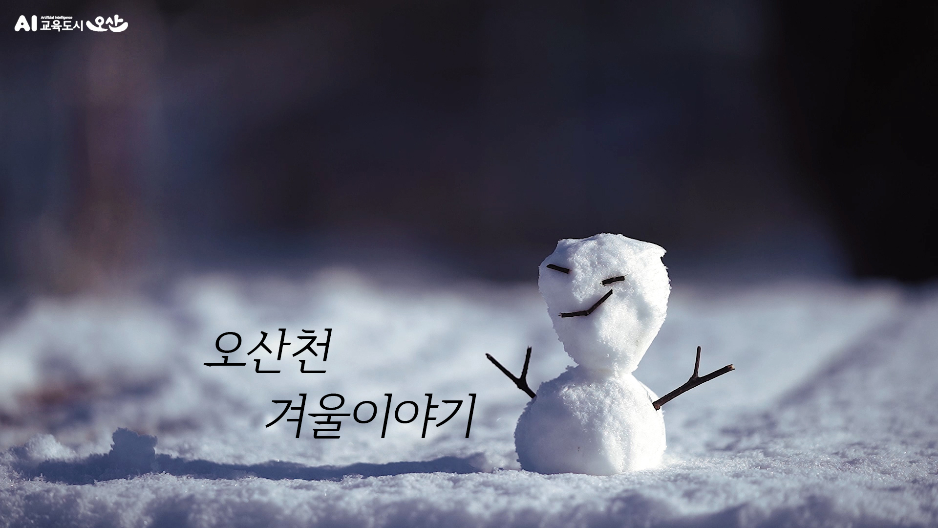 오산천의 겨울